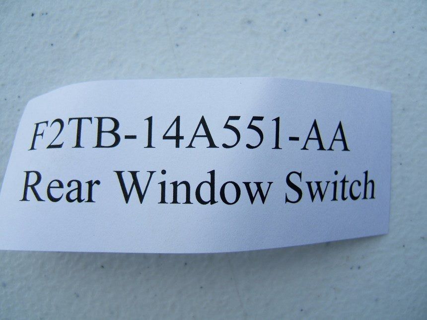 NEW - OUT OF BOX - OEM 1992-1996 Ford Bronco Rear Window Switch F2TB-14A551-AA