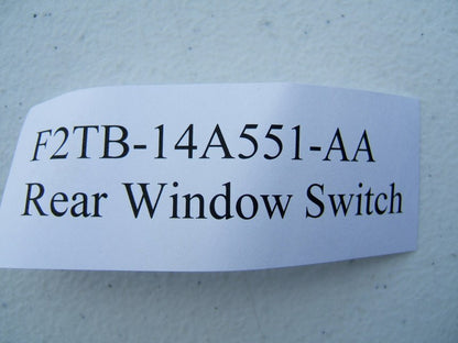 NEW - OUT OF BOX - OEM 1992-1996 Ford Bronco Rear Window Switch F2TB-14A551-AA