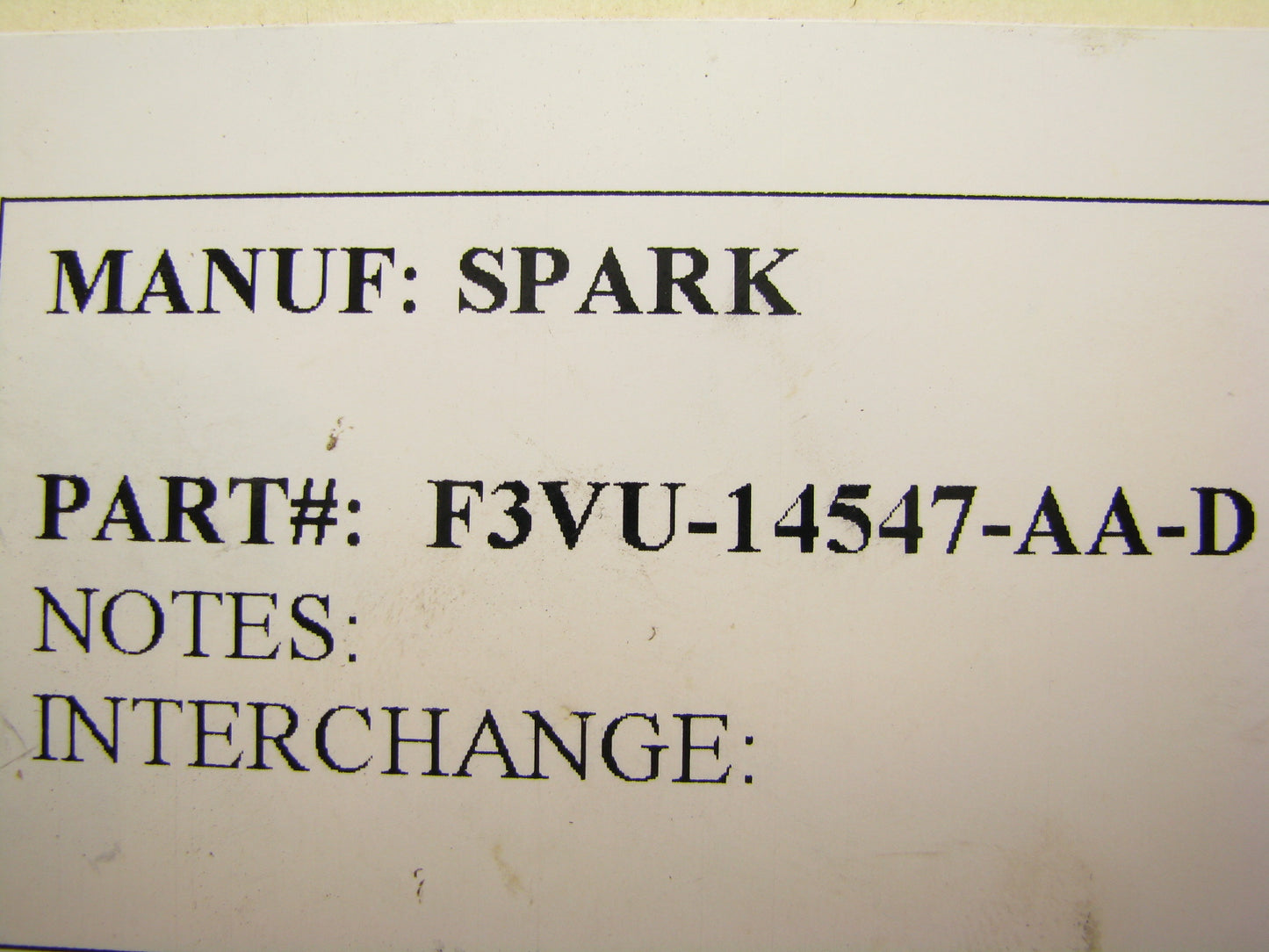 DAMAGED - OUT OF BOX OEM Ford F3VU-14547-AA Front Left Seat Adjust Motor
