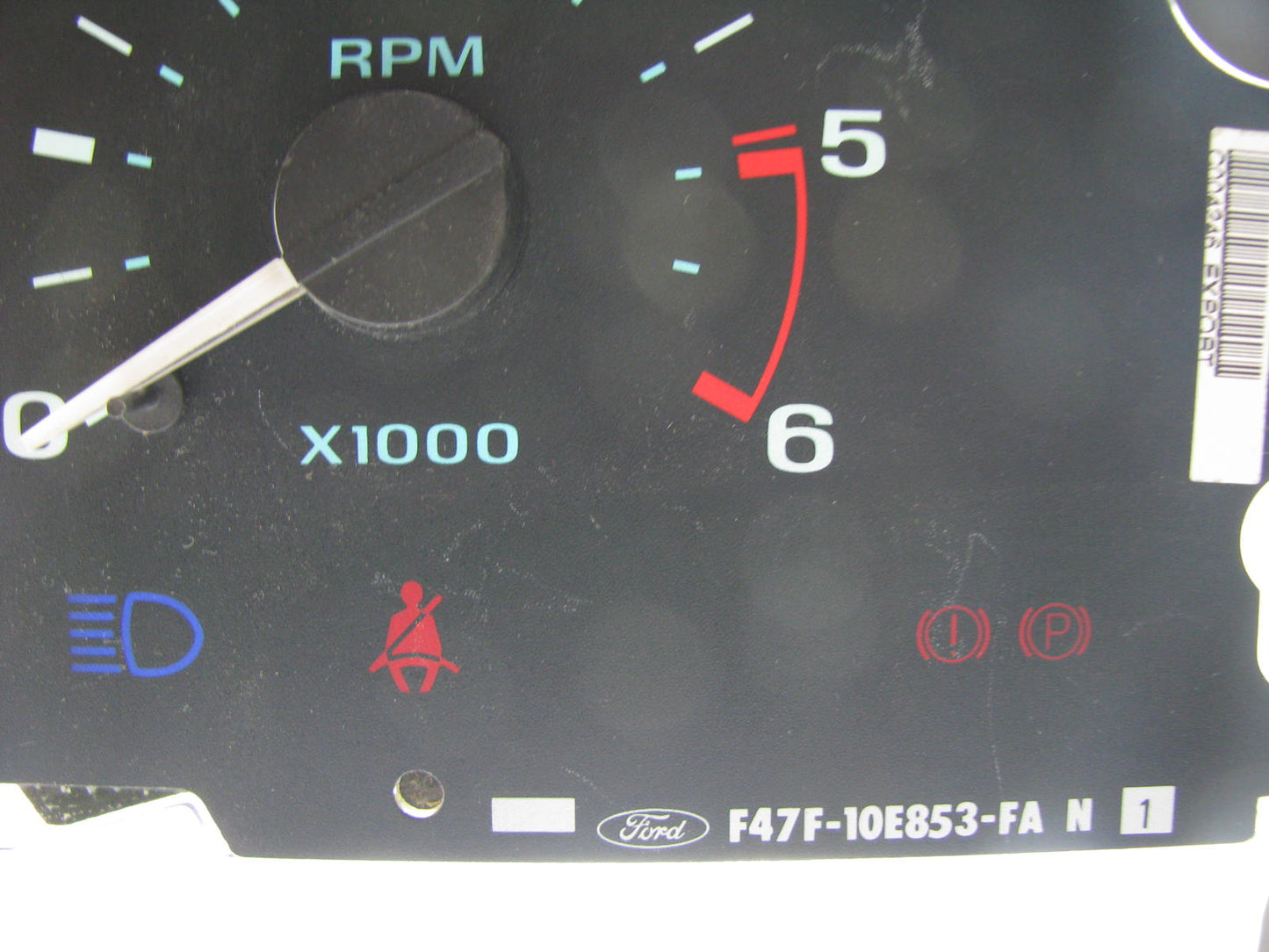 NEW - OUT OF BOX - FORD F47F-10E853-FA Tachometer Gauge 1991-1994 Ranger