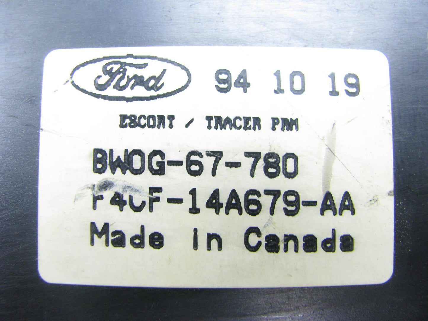 NEW - OUT OF BOX OEM Ford F4CF-14A679-AA BCM Body Control Module