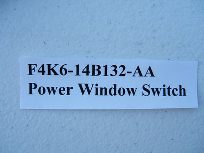 NEW UNBOXED OEM Ford F4K6-14B132-AA Power Window Switch For 1991-1996 Escort