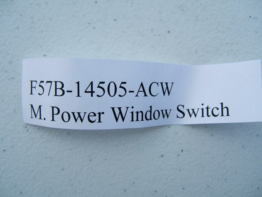 NEW OUT OF BOX OEM Ford F57B-14505-ACW Master Left Drivers Power Window Switch