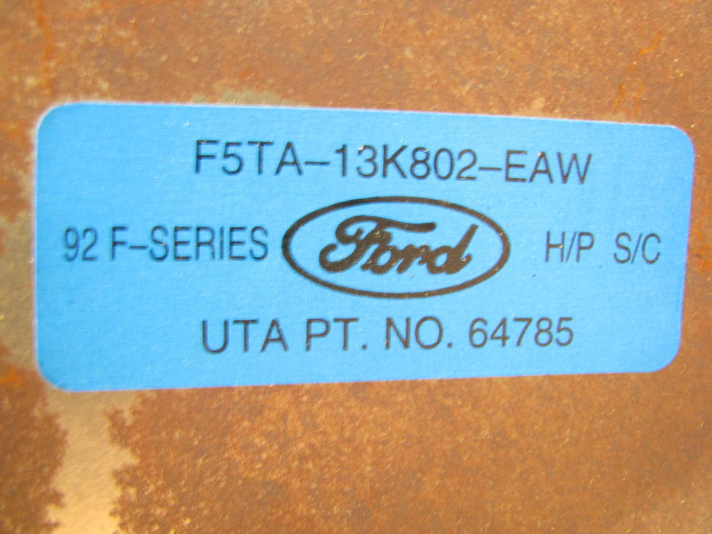OUT OF BOX OEM Ford F5TA-13K802-EAW Steering Wheel Pad W/ Cruise Control Switch