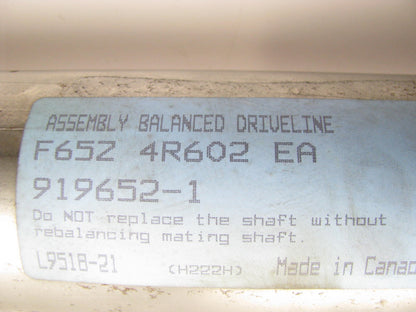 NEW - OUT OF BOX Genuine OEM Ford F65Z-4R602-EA Driveshaft - 8 Foot 10''