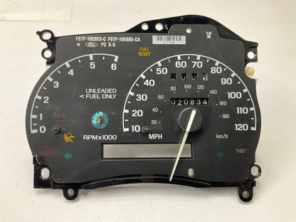 USED - 20,834 Miles OEM Ford F67F-10E853-C Tachometer Speedometer Gauge