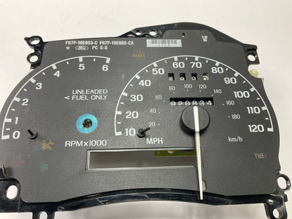 USED - 20,834 Miles OEM Ford F67F-10E853-C Tachometer Speedometer Gauge