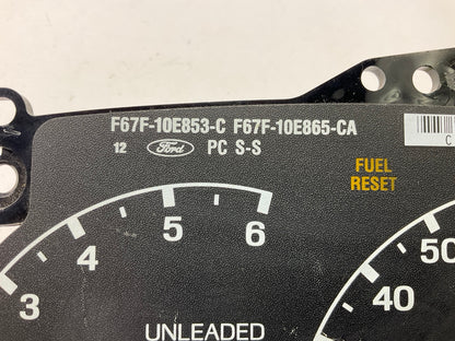 USED - 20,834 Miles OEM Ford F67F-10E853-C Tachometer Speedometer Gauge