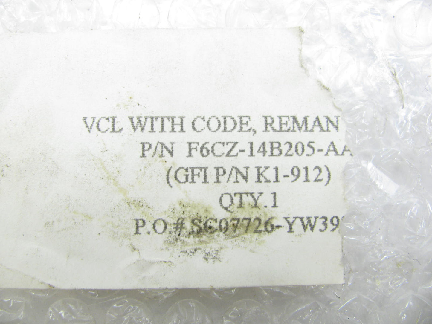 REMAN - OUT OF BOX F6CZ-14B205-AA Engine Control Module 1996-1997 Contour CNG