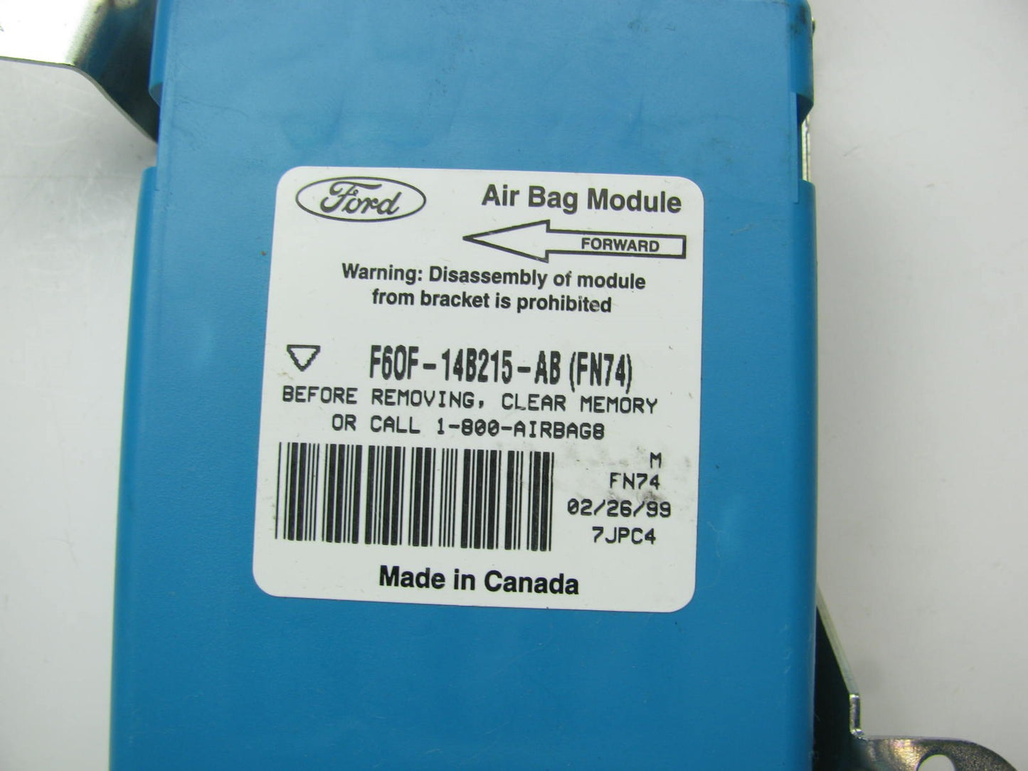 NEW OUT OF BOX F6OF-14B215-AB SRS Control Module 1995-97 Lincoln Continental