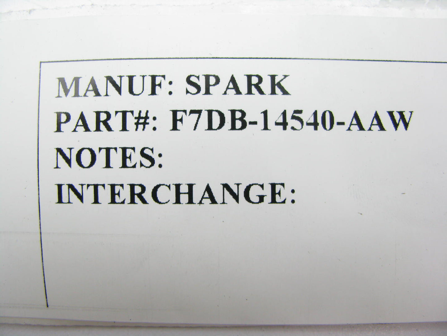 NEW - OUT OF BOX - OEM Ford F7DB-14540-AAW Left LH Power Window Door Lock Switch
