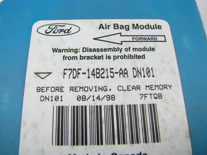 New Out Of Box Impact Crash SRS Control Module 97 Ford Taurus F7DF-14B215-AA
