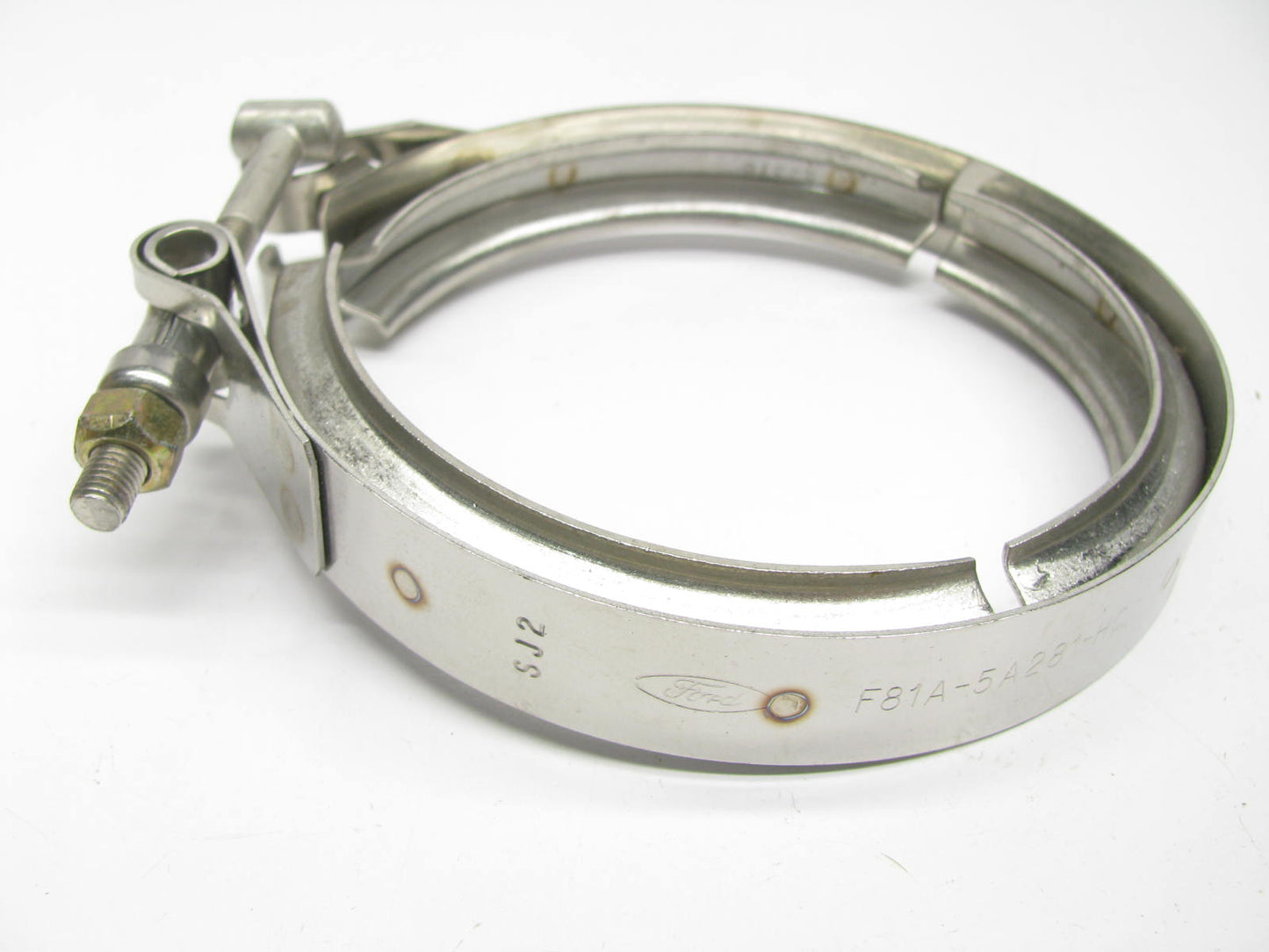 NEW - OUT OF BOX - OEM FORD F81A-5A281-HC Exhaust Down Pipe V-Band Clamp