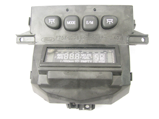 NEW OUT OF BOX OEM FORD F85F-10D898-AA Overhead Console Computer F85F-10D898-AA