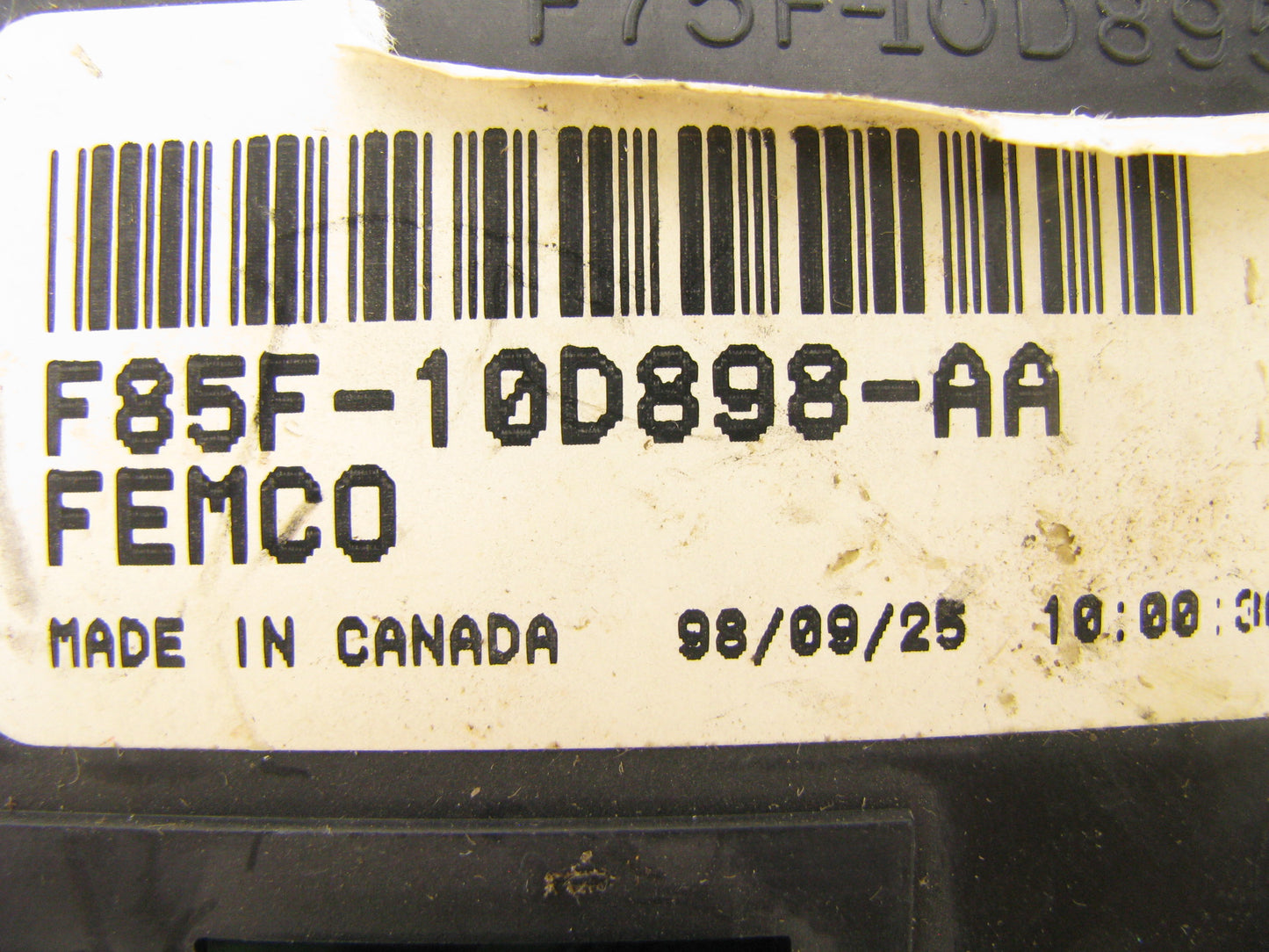 NEW OUT OF BOX OEM FORD F85F-10D898-AA Overhead Console Computer F85F-10D898-AA