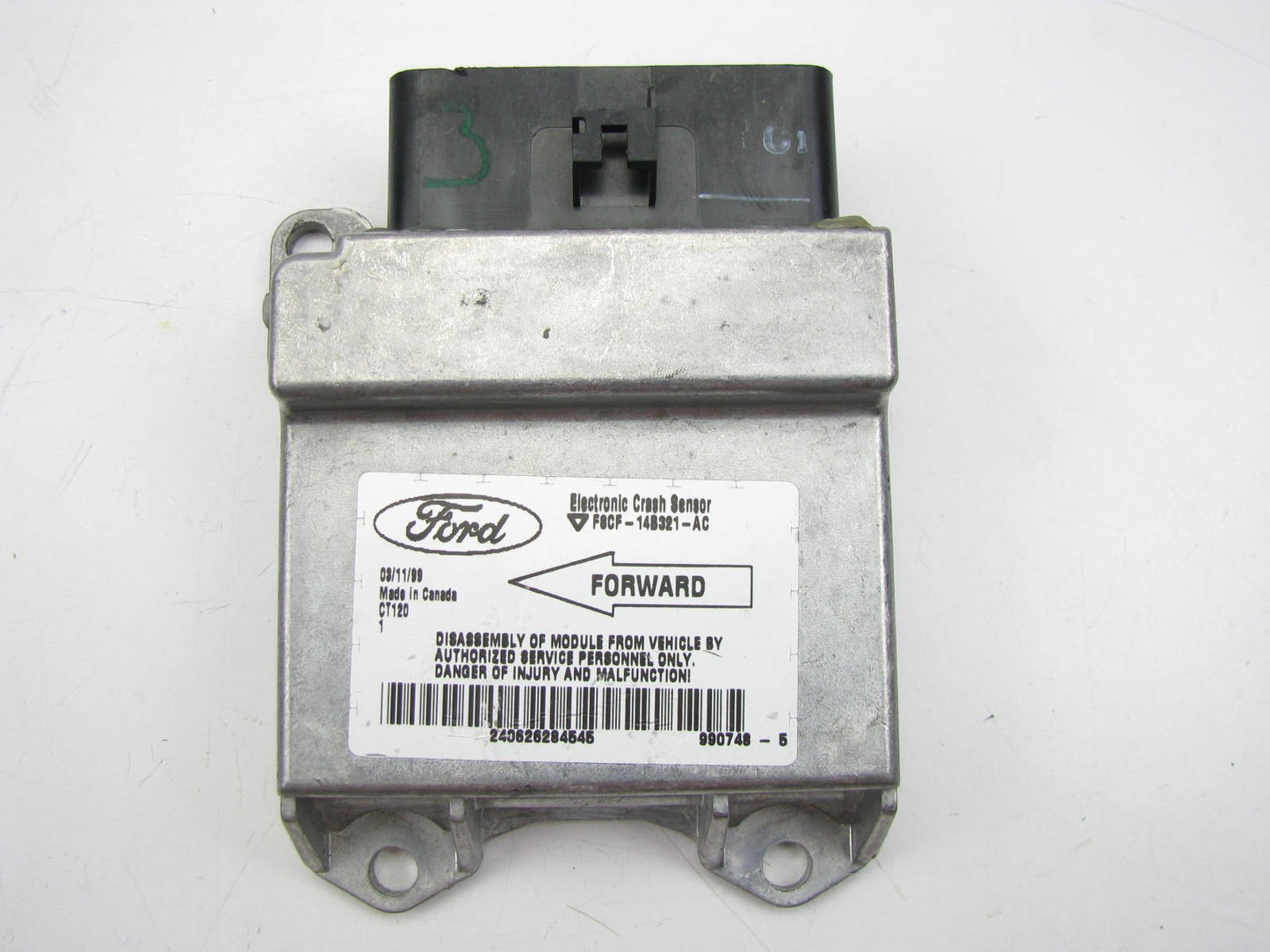 NEW - OUT OF BOX OEM Ford SRS Control Module 98-03 Escort F8CF-14B321-AC