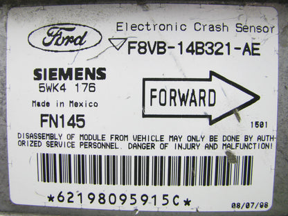 NEW - OUT OF BOX - OEM Ford F8VB-14B321-AE SRS Control Module 1998 Town Car