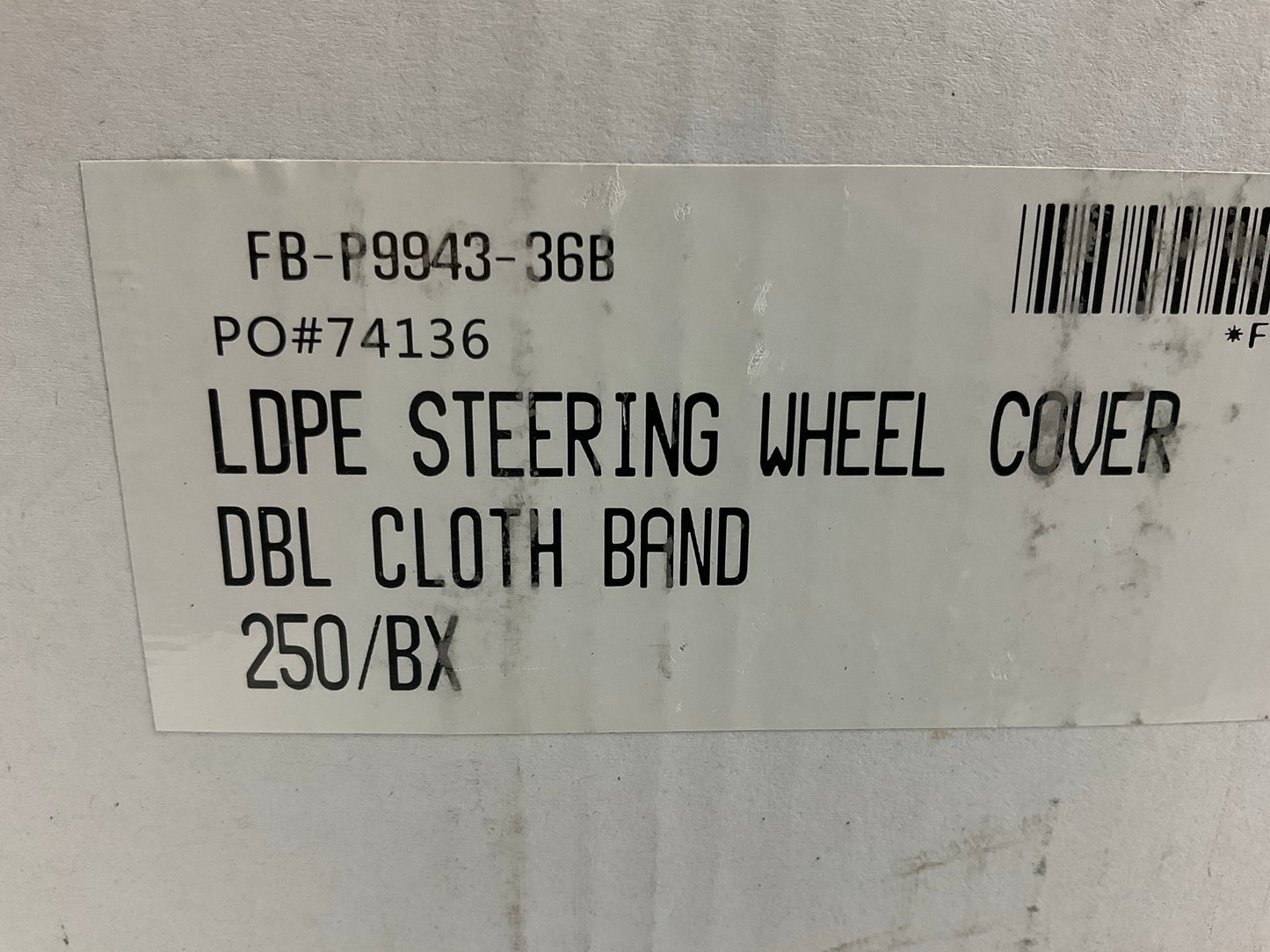 FB-P9943-36 Slip-N-Grip Steering Wheel Covers Double Banded - Qty. 250 Packs