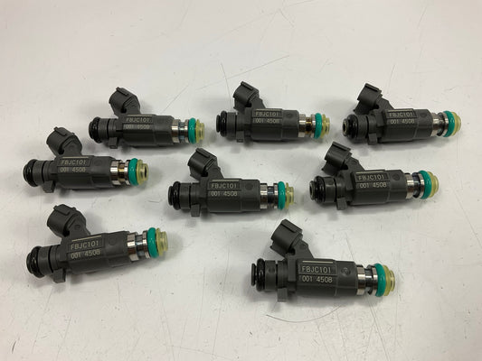 (8) NEW OEM Hitachi/Jecs FBJC101 Fuel Injector For 03-10 Infiniti FX45 M45 Q45