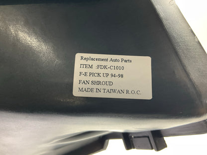 NEW FDT1089SF Radiator Fan Shroud - 1994-1996 Ford F-150 F-250 5.0L/5.8L