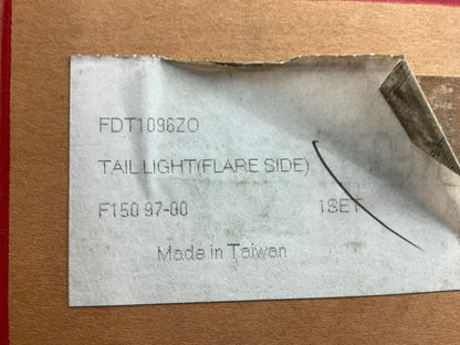 1997-2003 Ford F-150 Flareside Truck Tail Lights Brake Lamps Set L + R FDT1096ZQ