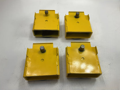 Rotary Lift FJ6138BK Round Polymer Adapter Pads, Set Of 4, Comes As Shown