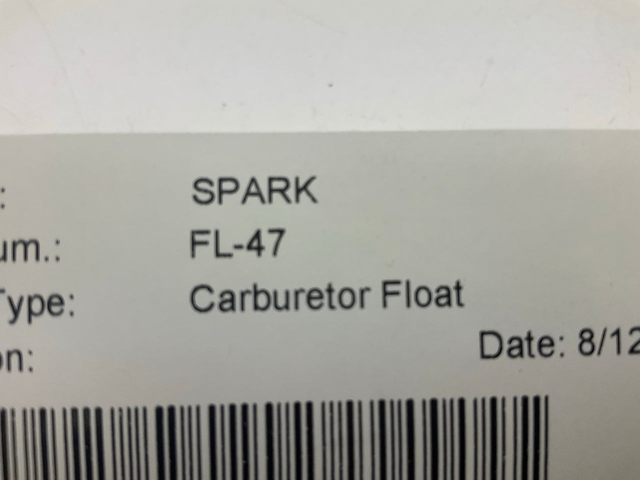 NEW - OUT OF BOX Carburetor Float FL-47 Rochester Quadrajet E2ME E4ME