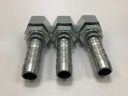 (10) Bulk Gates G20230-1212 Hydraulic Fitting Straight Female Coupler 3/4'' Hose