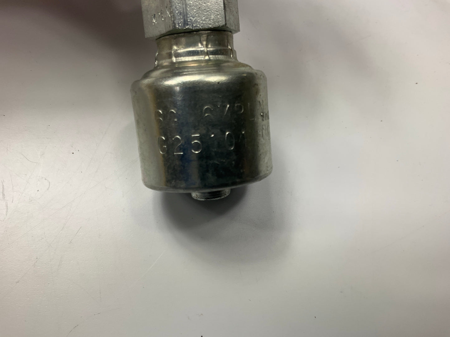 UNBOXED G25101-0606 Male Pipe Long Nose Hydraulic Fitting, 3/8'' Hose - 6G-6MPLN