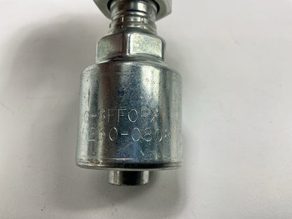 UNBAGD Gates G25230-0808 Straight Female Flat Face Swivel Megacrimp G25 Coupling