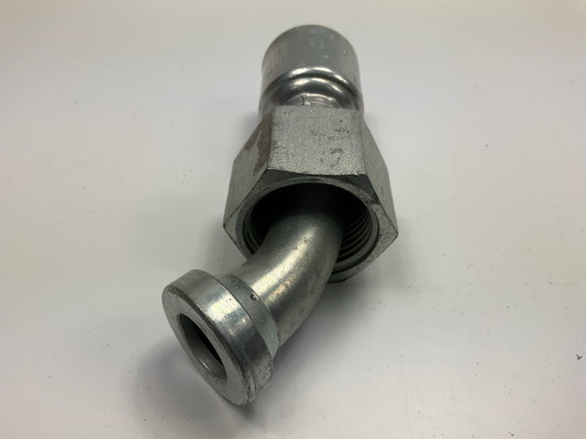 NEW - G25235-0812 Female O-Ring Swivel 45 Hydraulic Fitting 1/2'' Hose 1-3/16-12