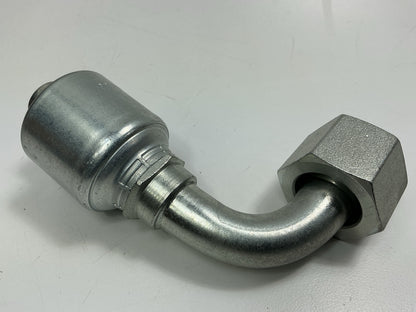 Gates G25239-1212 Female Flat O-Ring Swivel 90 Deg Hydraulic Fitting 3/4'' Hose