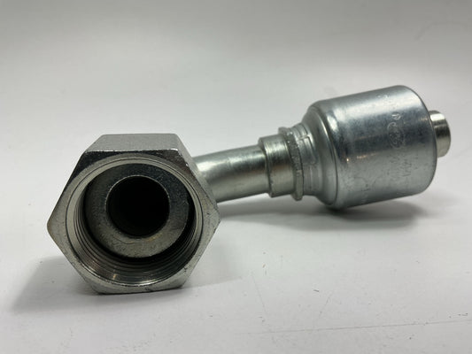 Gates G25239-1212 Female Flat O-Ring Swivel 90 Deg Hydraulic Fitting 3/4'' Hose
