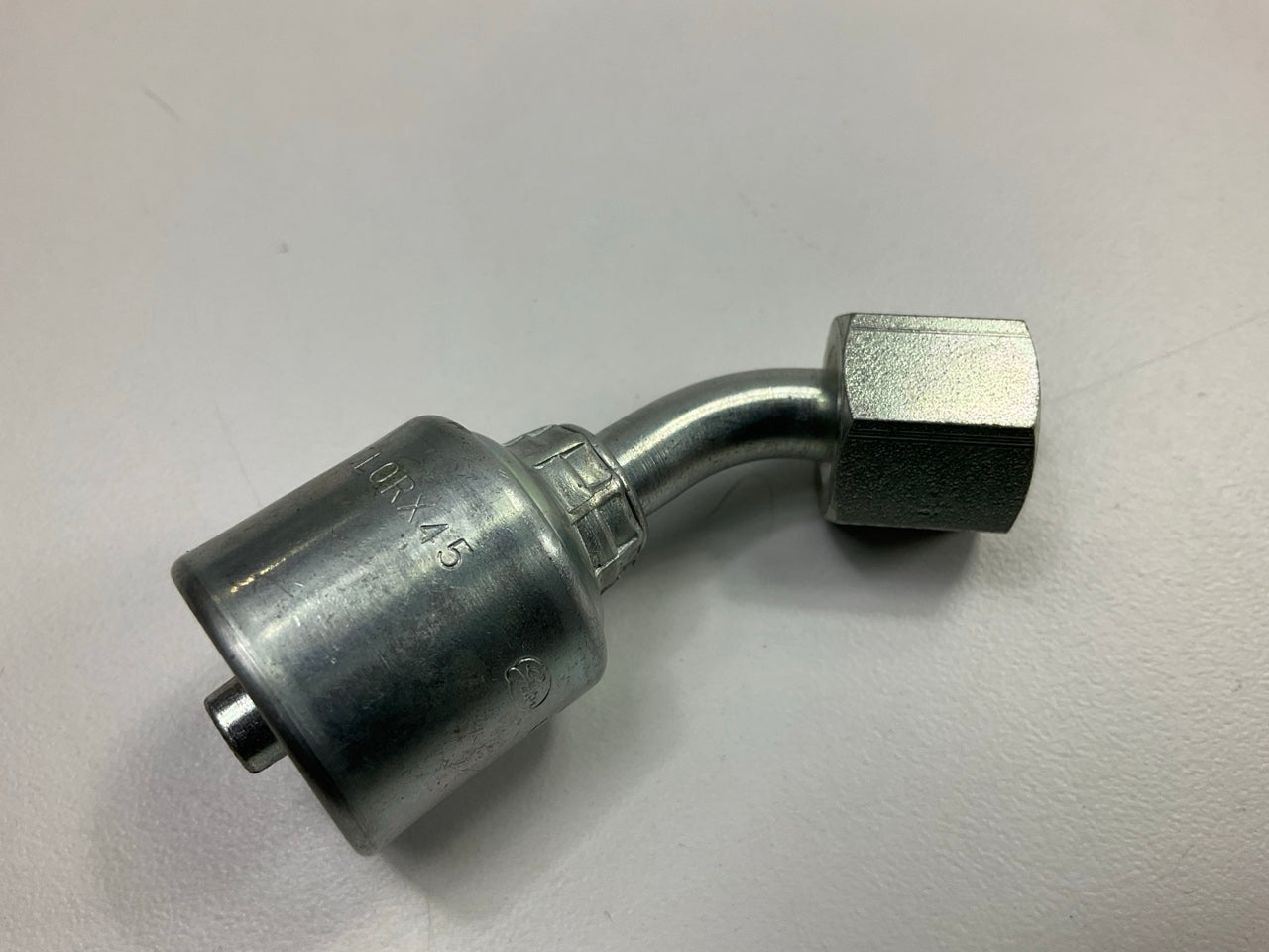 NEW - G25650-0408 45° Tube Female DIN 24° Cone Swivel Hydraulic Fitting, 1/4''