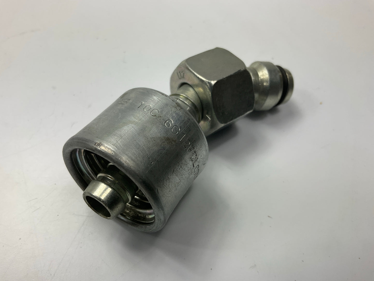 NEW - G25650-0612 45° Tube Female DIN 24° Cone Swivel Hydraulic Fitting, 3/8''