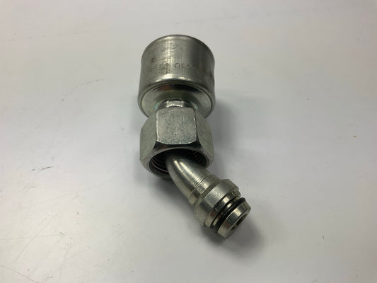 NEW - G25650-0612 45° Tube Female DIN 24° Cone Swivel Hydraulic Fitting, 3/8''
