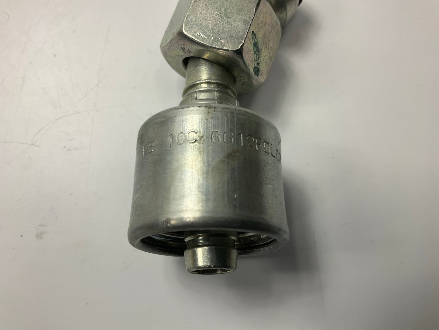 NEW - G25650-0612 45° Tube Female DIN 24° Cone Swivel Hydraulic Fitting, 3/8''