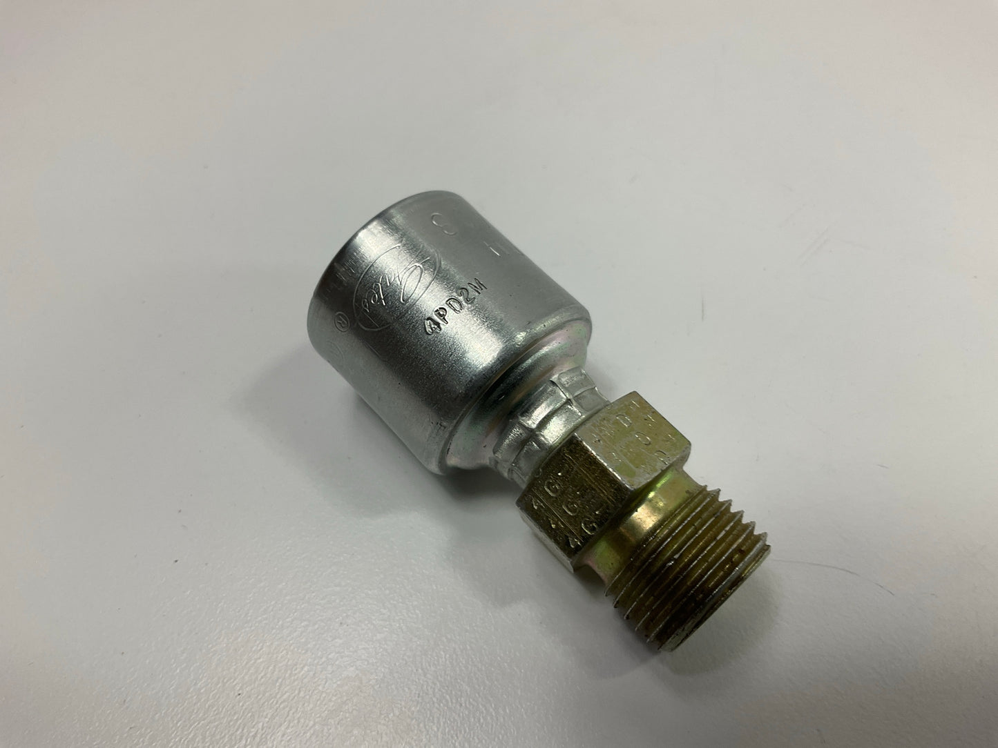 UNBOXED - G25715-0408 Male DIN 24° Cone Hydraulic Fitting, 1/4'' Hose - 4G-8MDH