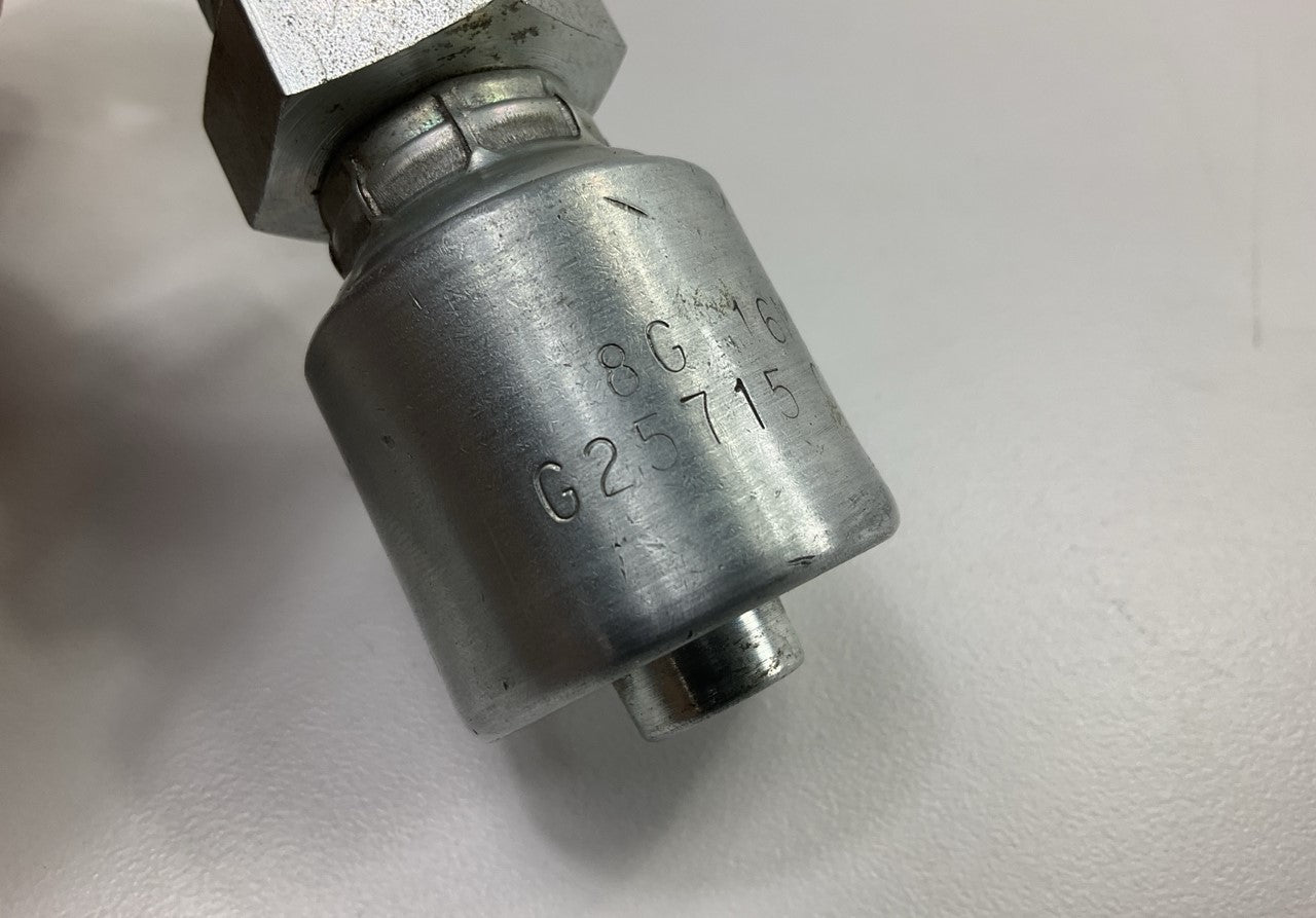 NEW - G25715-0816 Male DIN 24° Cone Hydraulic Fitting 1/2'' Hose - 8G-16MDH