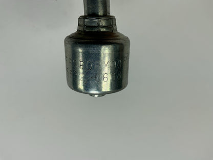NEW G25832-0608 British Hydraulic Hose Fitting 90 Deg Bent Tube (MegaCrimp)