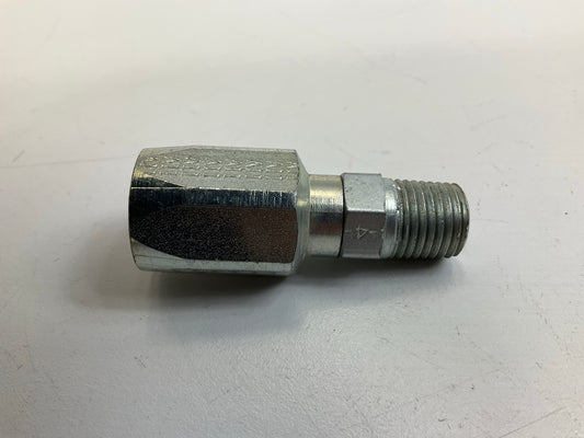 NEW UNBOXED - G34100-0604 Mega Crimp Hydraulic Coupling 5/16'' ID, 1/4-18 Thread