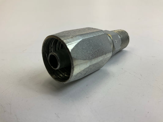 NEW UNBOXED - G34100-0604 Mega Crimp Hydraulic Coupling 5/16'' ID, 1/4-18 Thread