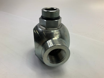 UNBOXED - G93520-1616 90 Deg Hydraulic Live Swivel, 1-5/16'' ORB Male To 1'' NPTF
