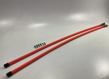 Snow Plow Fluorescent Nylon Orange Guide Kit 3/4'' X 48'' Bolt-On (Pair) GEN-SD48F