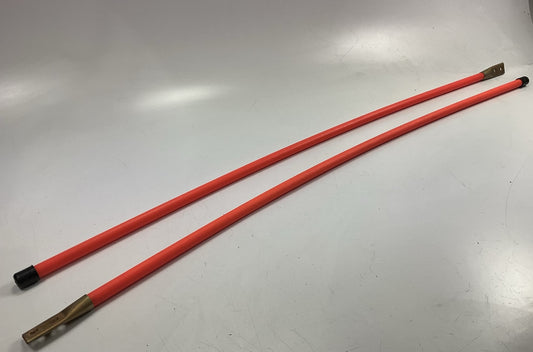 Snow Plow Fluorescent Nylon Orange Guide Kit 3/4'' X 48'' Bolt-On (Pair) GEN-SD48F