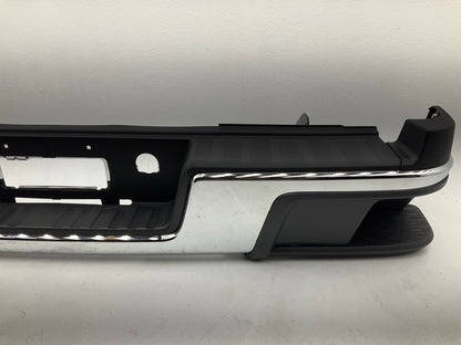 NEW Chrome Rear Bumper W/O Park Sensor Holes 2015-2022 Chevy Colorado GMC Canyon