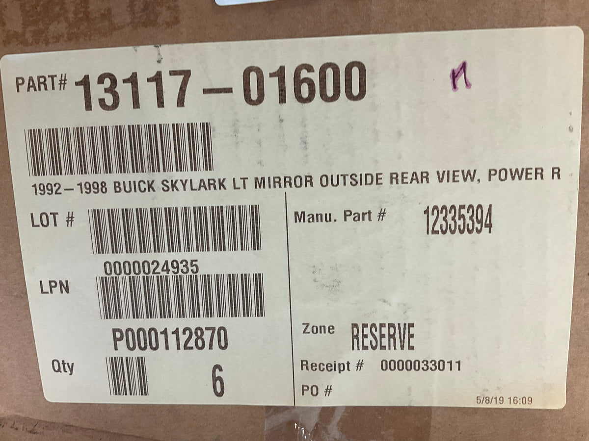 NEW AFTERMARKET GM1320156 Left Mirror - 1992-1998 Buick Skylark, Grand Am