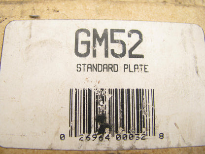 NEW - OUT OF BOX GM52 Rear Drum Brake Backing Plate
