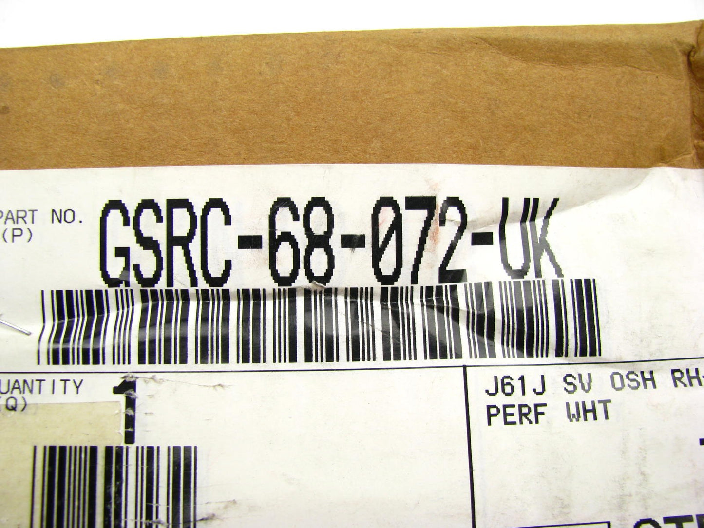 NEW - OEM OUT OF BOX - FRONT Right Passengers Side Exterior Door Handle WHITE