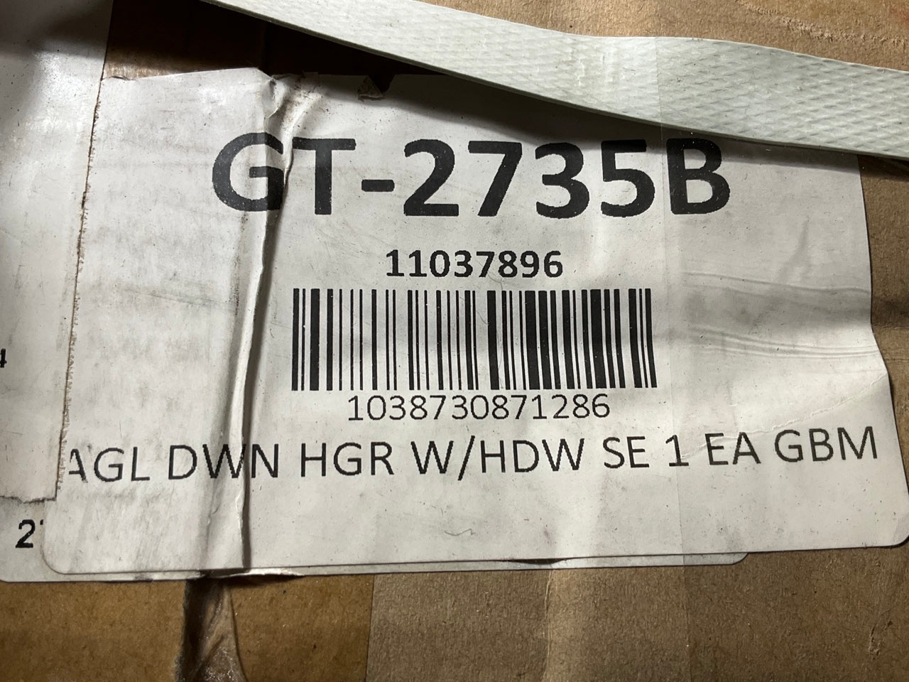 NEW GT-2735B Angled Heavy Duty Mud Flap Hanger Universal Square Bar 27-7/16'' Kit